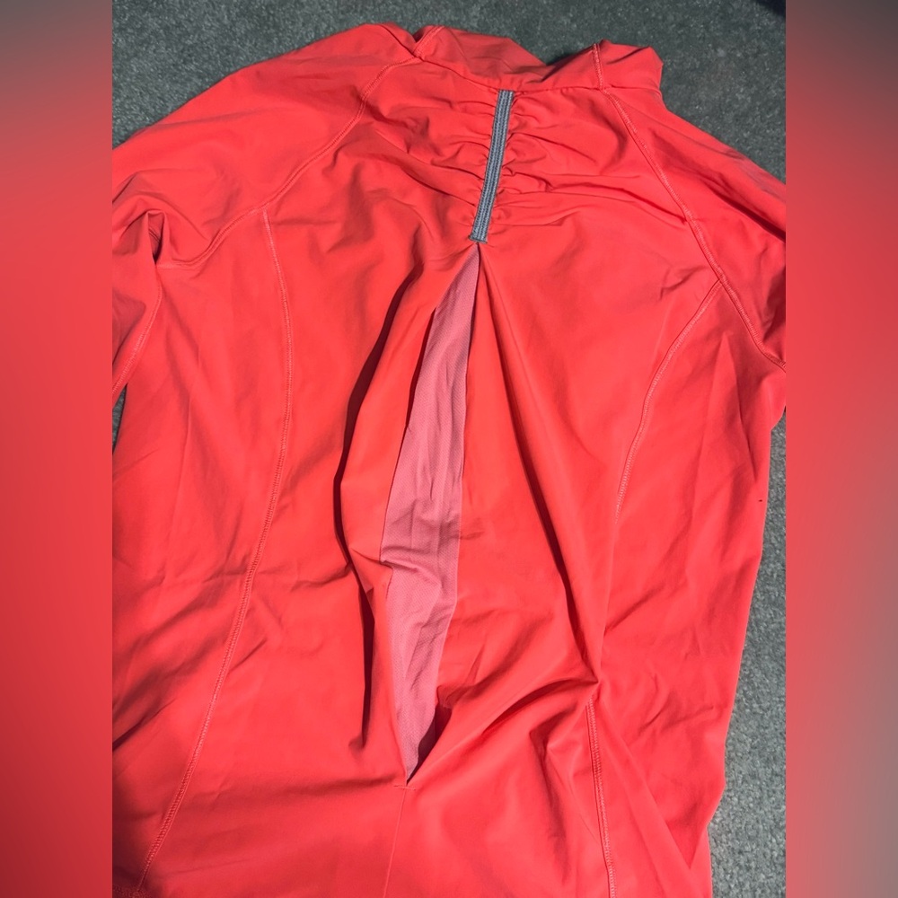 Lululemon Lightweight Pullover. Bright Orange, Si… - image 4